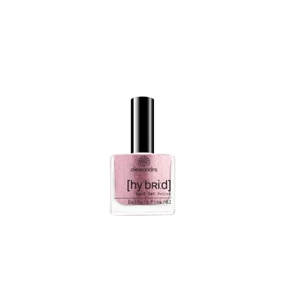 Abbildung von Alessandro Hybrid Lack Dolly`s Pink glitzerndes Rosa In Nur 3 Schritten Perfekte Nägel Ohne Led Bis Zu 10 Tagen Halt!