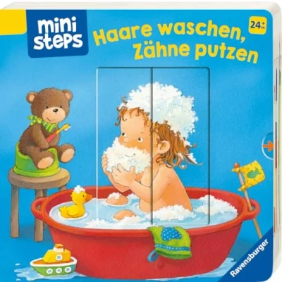Abbildung von ministeps: Haare waschen, Zähne putzen: Ab 24 Monaten (ministeps Bücher)