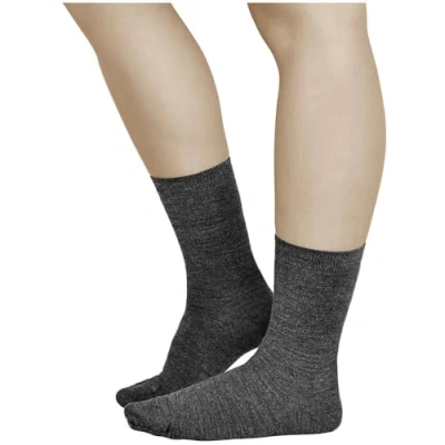 Abbildung von vitsocks Damen Wollsocken MERINO WOLLE warme Socken (3 PAAR) Winter Merinosocken dünn Wool Socks, einfarbig, grau, 39 42