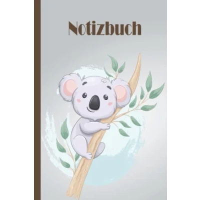 Abbildung von Koala Notizbuch: Notizbuch, breites liniertes Notizbuch aus liniertem Papier für Schule, Studenten, Geschenk Kinder, Jungen, Mädchen, Teenager, Liebhaber
