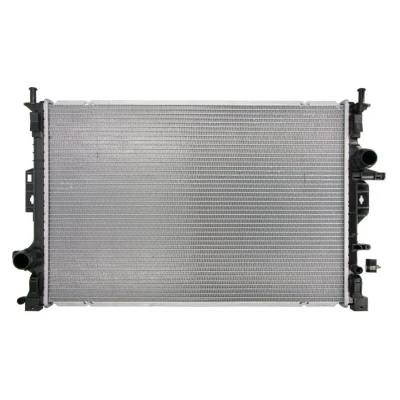 Abbildung von THERMOTEC D7G030TT Kühler, Motorkühlung 670 449 26 Schaltgetriebe, Automatikgetriebe Kühlrippen gelötet FORD: Galaxy Mk2 MPV, MONDEO 4 Stufenheck