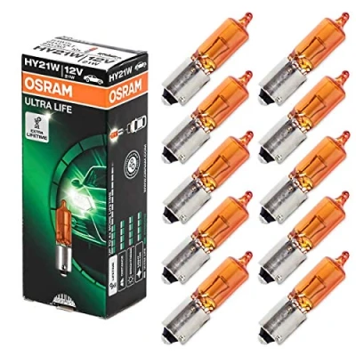 Abbildung von OSRAM ULTRA LIFE 64137ULT Glühlampe, Blinkleuchte 12 21 HY21W VOLVO: XC90 I, V40 Hatchback, PEUGEOT: 308 SW 2, AUDI: A1 Hatchback