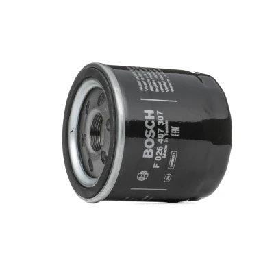 Abbildung von BOSCH F 026 407 307 Ölfilter M 22 x 1,5 mit einem Rücklaufsperrventil Anschraubfilter FORD: Mondeo 5 Kombi, Galaxy Mk3 MPV, Focus Mk4 Turnier