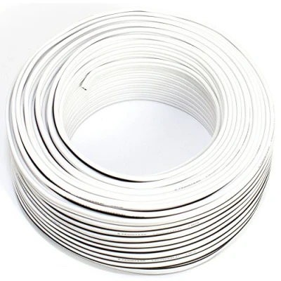 Abbildung von Lautsprecherkabel 2x0,75mm2 50m weiss CCA Audiokabel Boxenkabel