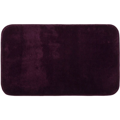 Abbildung von Gözze Premium Rutschfester Badteppich, RIO, 100% Microfaser, 50 x 70 cm Beere