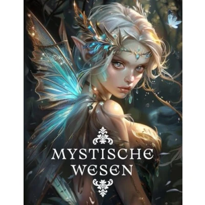 Abbildung von Mystische Wesen: Ein Fantasy Malbuch für Erwachsene Zauberhafte Elfen, magische Krieger und fantastische Kreaturen