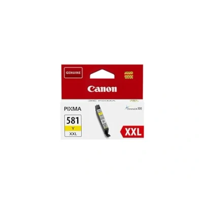 Abbildung von Canon CLI 581 XXL Tintentank Y Gelb, sehr hohe Reichweite 11,7 ml für PIXMA Tintenstrahldrucker ORIGINAL