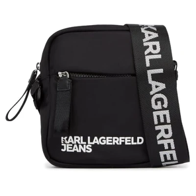 Abbildung von Karl Lagerfeld Jeans Essential Unisex Umhängetasche, Größe: One Size, Black