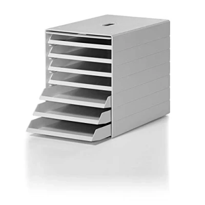Abbildung von Durable Schubladenbox Idealbox Plus, 1 Stück, grau, 1712001050