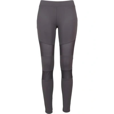 Abbildung von Urban Classics Ladies TECH MESH Leggings Hosen, Damen, Größe: XS, Raw grey