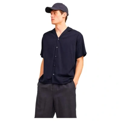 Abbildung von Jack &amp; Jones Jprccaaron Resort Hemd, Herren, Größe: Medium, Night sky