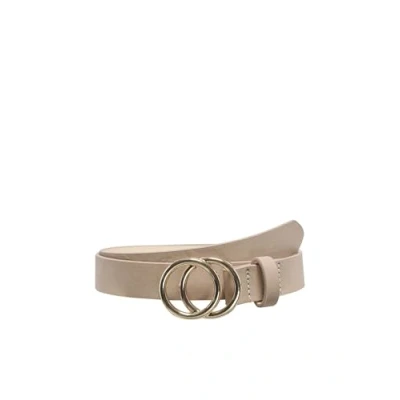 Abbildung von ONLY Damen Onlrasmi Faux Leather Jeans Belt Noos, Silver Mink, Numeric_80
