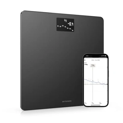 Abbildung von Withings Body WLAN Smart Waage mit BMI Funktion, App Synchronisierung via Bluetooth oder