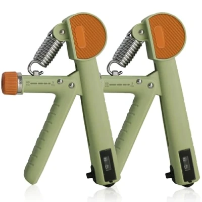 Abbildung von Handtrainer Unterarmtrainer,Hand Trainer Griffkraft Set, Grip Trainer,Verstellbarer Unterarm perfekt für Hand Training und Erholung 2 Pack (Green)