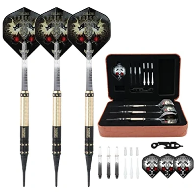 Abbildung von CUESOUL 16 Grams Deluxe Soft Tip Darts Set with Luxury Case（JL STL B1104+D602）
