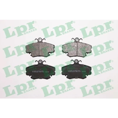 Abbildung von LPR 05P1107 Bremsbelagsatz RENAULT: CLIO 2, TWINGO 1, DACIA: Sandero I, Logan I MCV, Saloon, PEUGEOT: 205 II Hatchback