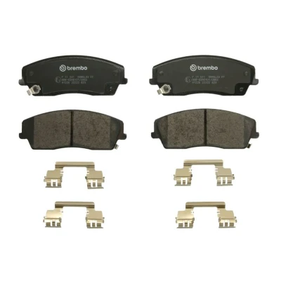Abbildung von BREMBO P 11 041 Bremsbelagsatz mit akustischer Verschleißwarnung Zubehör CHRYSLER: 300C Saloon, Touring, DODGE: Challenger Coupe