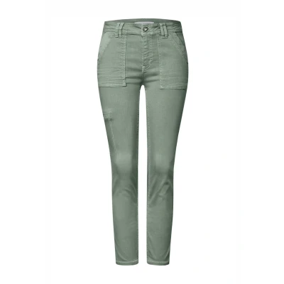 Abbildung von Street One Cargolook Jeans Slim Fit, Damen, Größe: 29x28, Grau