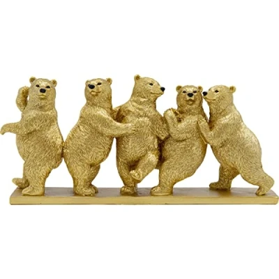 Abbildung von Kare Design Deko Figur Tipsy Bär, Accessoires, handbemalt, Tierfigur, Artikelhöhe 14cm