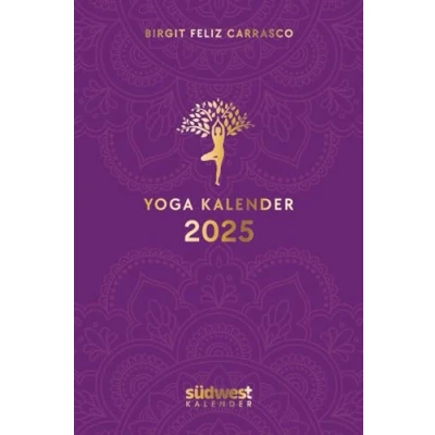 Abbildung von Yoga Kalender 2025 Taschenkalender mit Mantras, Meditationen, Affirmationen und Hintergrundgeschichten im praktischen Format 10,0 x 15,5 cm, zahlreichen Illustrationen Lesebändchen