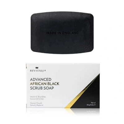 Abbildung von Revitale African Black Naturhafer Peeling Seife reines Gemüse