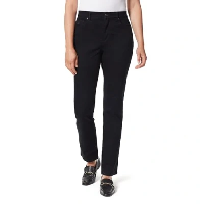 Abbildung von Gloria Vanderbilt Damen Amanda Classic Tapered Jeans Schwarz 48 Lange