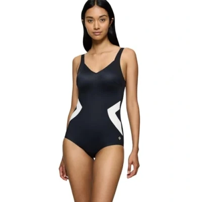 Abbildung von Triumph Badeanzug »Summer Allure OP«, V Ausschnitt, moderner Druck