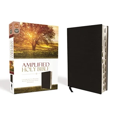 Abbildung von Amplified Holy Bible, Bonded Leather, Black, Thumb Indexed: Captures the Full Meaning Behind Original Greek and Hebrew