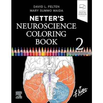 Abbildung von Netter&#039;s Neuroscience Coloring Book (Netter Basic Science)