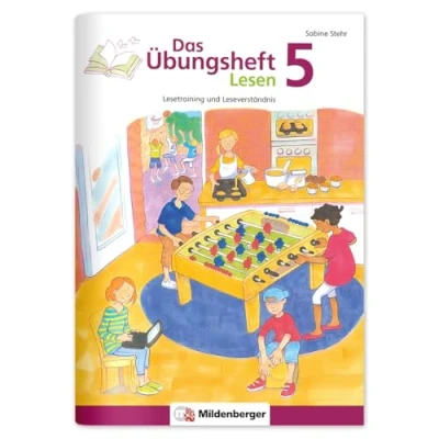 Abbildung von Das Übungsheft Lesen 5: Lesetraining und Leseverständnis Lernheft für 5. Klasse Deutsch, Lesekompetenz trainieren in der Sekundarstufe, inkl. Lösungsheft Sticker