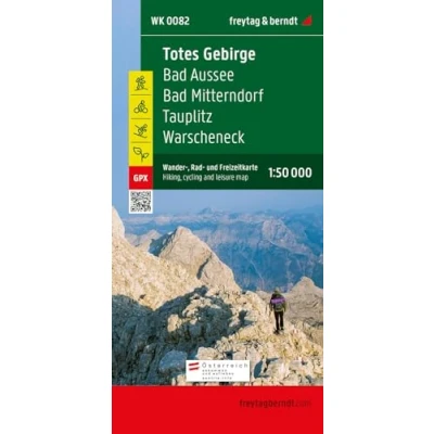 Abbildung von Totes Gebirge, Wander , Rad und Freizeitkarte 1:50.000, freytag &amp; berndt, WK 0082: Bad Aussee Mitterndorf Tauplitz Warscheneck, mit ... (freytag berndt Freizeitkarten)