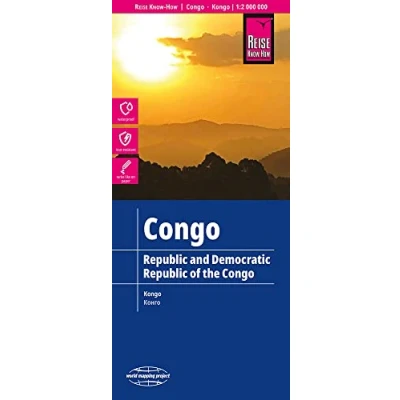 Abbildung von Reise Know How Landkarte Kongo / Congo (1:2.000.000): reiß und wasserfest (world mapping project)