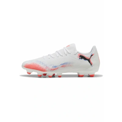 Abbildung von PUMA Unisex Future 8 Play Fg/Ag Fussballschuh, Weiß, Schwarz, leuchtendes Rot, 44.5 EU