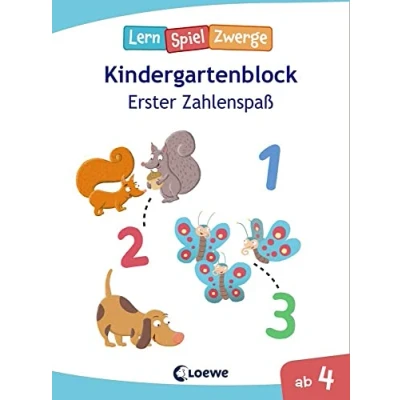 Abbildung von Die neuen LernSpielZwerge Erster Zahlenspaß: Kindergartenblock ab 4 Jahre Lernspiele und Übungen für Kindergarten Vorschule