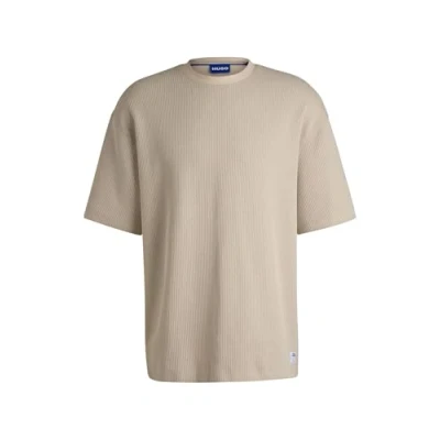 Abbildung von HUGO Tshirt basic, Herren, Größe: Large, Open white