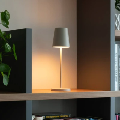 Abbildung von SLV VINOLINA TWO, Tischleuchte, Akku, IP65, 2200/2700/3000K, TOUCH, weiß