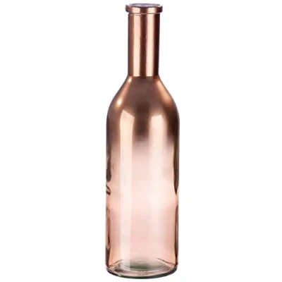 Abbildung von GILDE Bodenvase »Flaschenvase Douro, Höhe ca. 50 cm«, (1 St.), dekorative Vase aus recyceltem Glas, Blumenvase