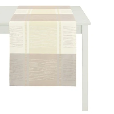 Abbildung von Apelt Läufer, Polyester, Hellbraun/beige, 44 x 140 1 cm
