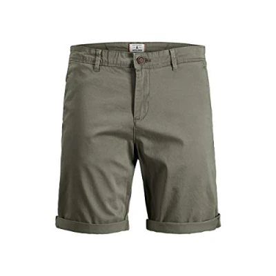Abbildung von JACK &amp; JONES Herren JPSTBOWIE JJSHORTS SOLID SA SN, Dusty Olive, S
