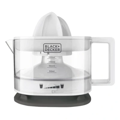 Abbildung von Black+Decker BXCJ25E Zitruspresse, 25, Kunststoff, 350 milliliters, Weiß