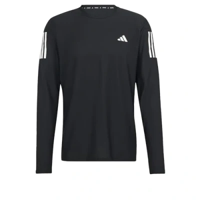 Abbildung von adidas Herren Own The Run Long Sleeve Tee T Shirt, Black/White, XL