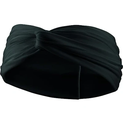 Abbildung von Nike Performance Twist KNOT Headband Schweißband, Damen, Größe: One Size, Black/white