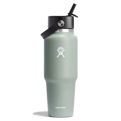 Abbildung von Hydro Flask 32oz / 946ml Wide Mouth Travel Bottle + Flex Straw Cap Wasserflasche