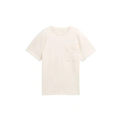 Abbildung von TOM Tailor Oversize MIT Brusttasche Tshirt basic für Kinder, Größe: 152, Wool white