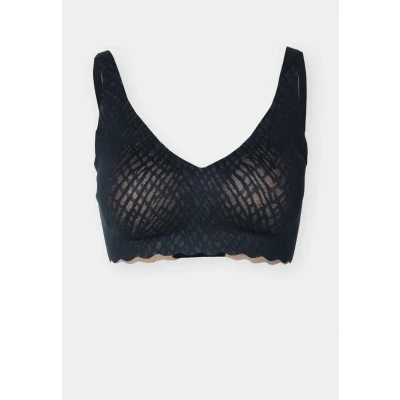 Abbildung von sloggi Damen Zero Feel Bliss Soft Bra, Black, S Große Größen