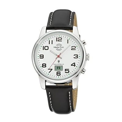Abbildung von Master Time Funk Quarz Herren Uhr Analog mit digitalem Datum Leder Armband MTGA 10814 12L