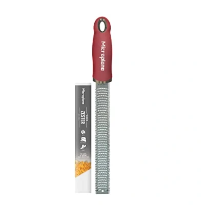 Abbildung von Microplane Premium Classic Reibe Zester Granatapfelrot