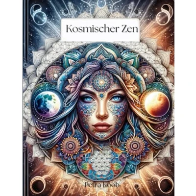Abbildung von Kosmischer Zen: Ein Ausmalbuch für Erwachsene und Jugendliche Entdecken Sie die Magie von Achtsamkeit Entspannung, 31 Motive (Mandalas innere Ruhe)