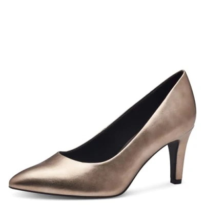 Abbildung von s.Oliver Pumps, Damen, Größe: 38, Beige metallic Schuhe