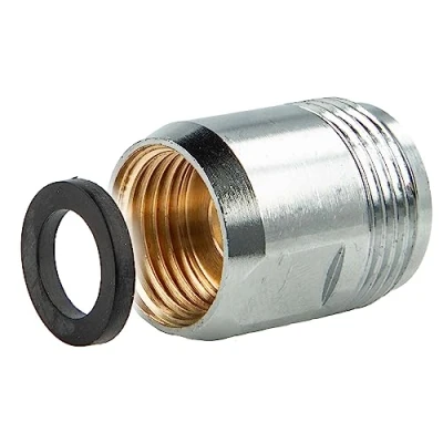 Abbildung von tecuro Aufnahme Adapter für Ausläufe an Armaturen 1/2 IG x 3/4 AG